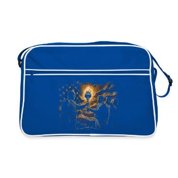 Jour des anciens combattants pour les démocrates - Sac Retro - bleu/blanc - Devant
