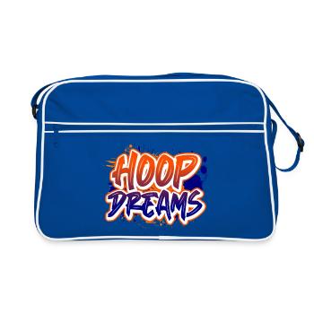 Hoop Dreams Graffiti Splash - Sac Retro - bleu/blanc - Devant