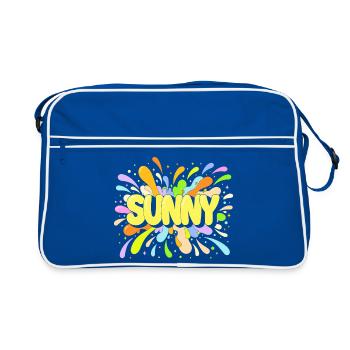 Sunny Burst Multicolore - Sac Retro - bleu/blanc - Devant
