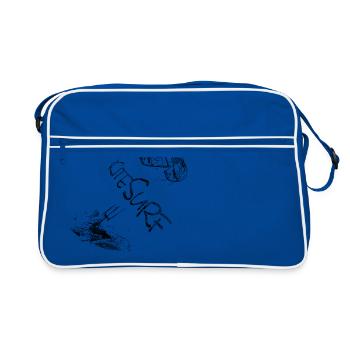 kite surf - Sac Retro - bleu/blanc - Devant