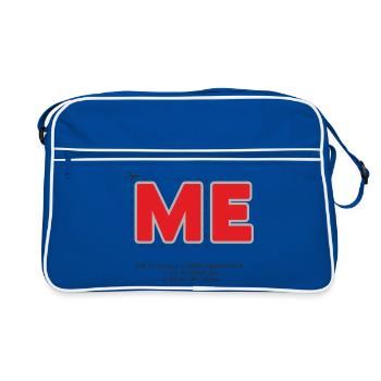 Me - Sac Retro - bleu/blanc - Devant