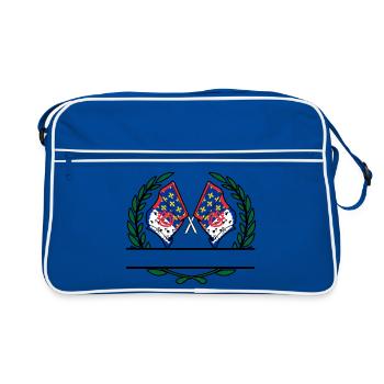 Pays_de_la_Loire_lauwerkrans - Sac Retro - bleu/blanc - Devant