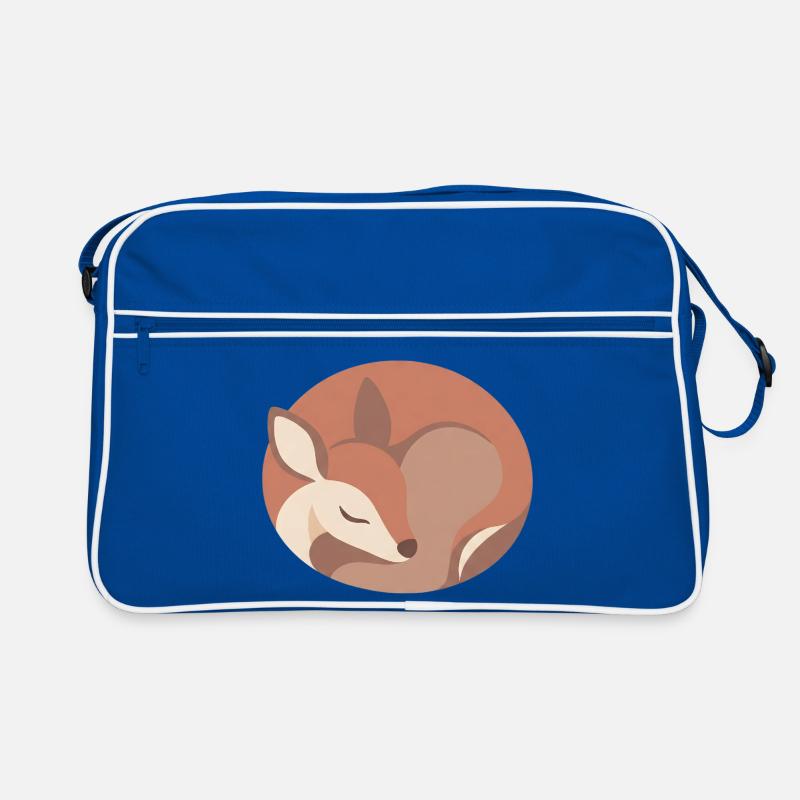 Sleeping Fox in Soft Palette Retro Bag