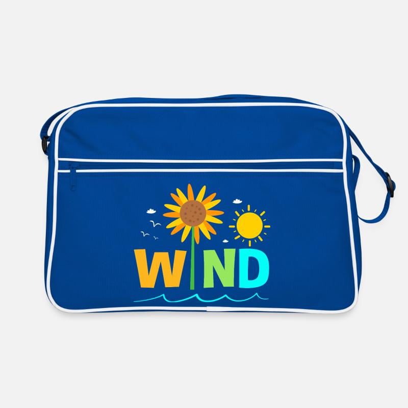Éolienne, énergie éolienne, énergie éolienne Sac Retro