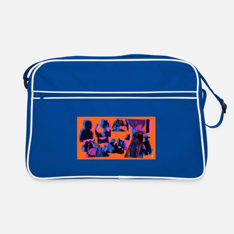 Collage Pop Silhouettes Sac Retro