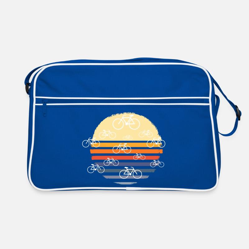 Rétro tour à vélo coucher de soleil design Sac Retro