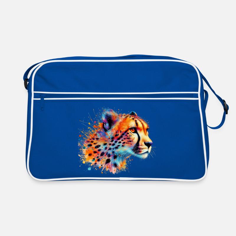 Guépard - Sac Retro - bleu/blanc