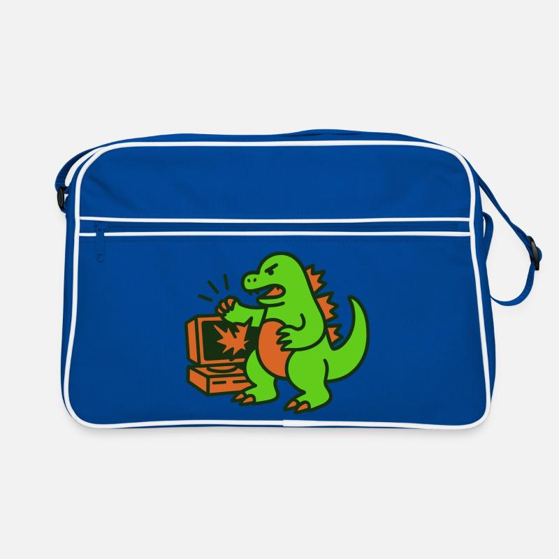 Dragon vs Computer Retro Tasche