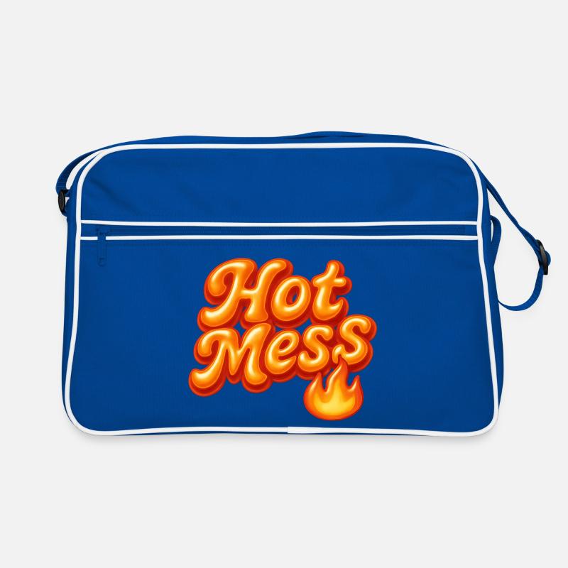 hot mess / y2k statement design Retro Tasche