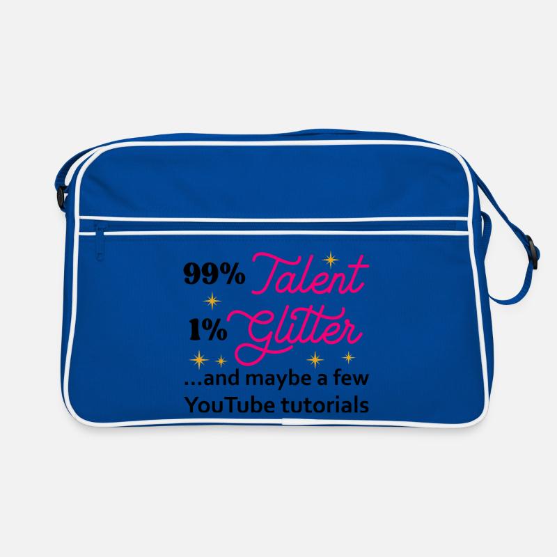 Talent Glitter Étoiles Script Sac Retro