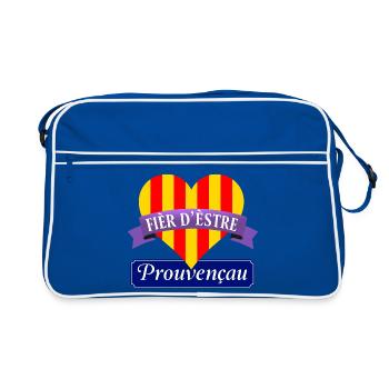 provence_fier - Sac Retro - bleu/blanc - Devant
