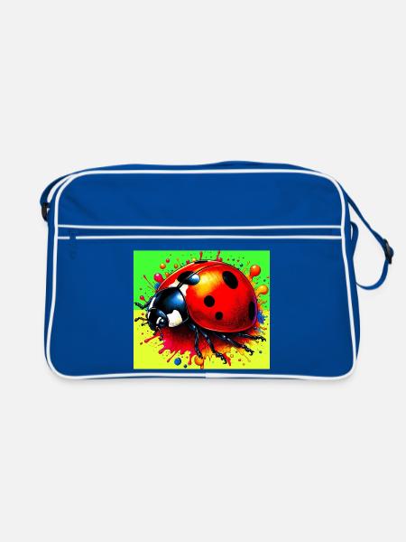 ladybird - Retro Bag - blue/white - Front
