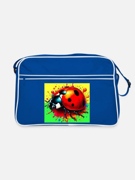 ladybird - Retro Bag - blue/white - Front