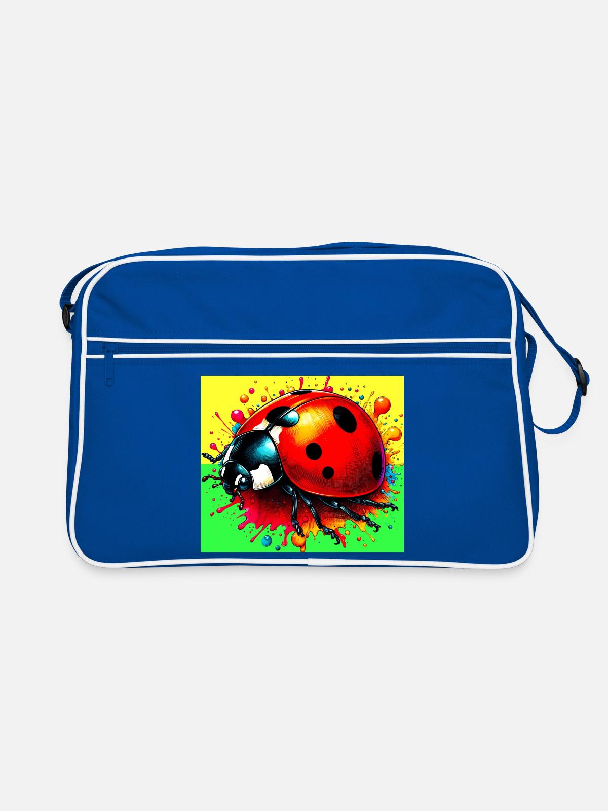 ladybird - Retro Bag - blue/white - Front