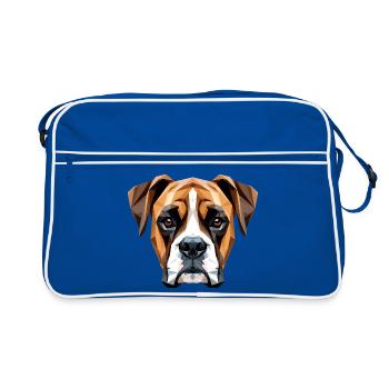 Club allemand de boxer boxer club allemand - Sac Retro - bleu/blanc - Devant
