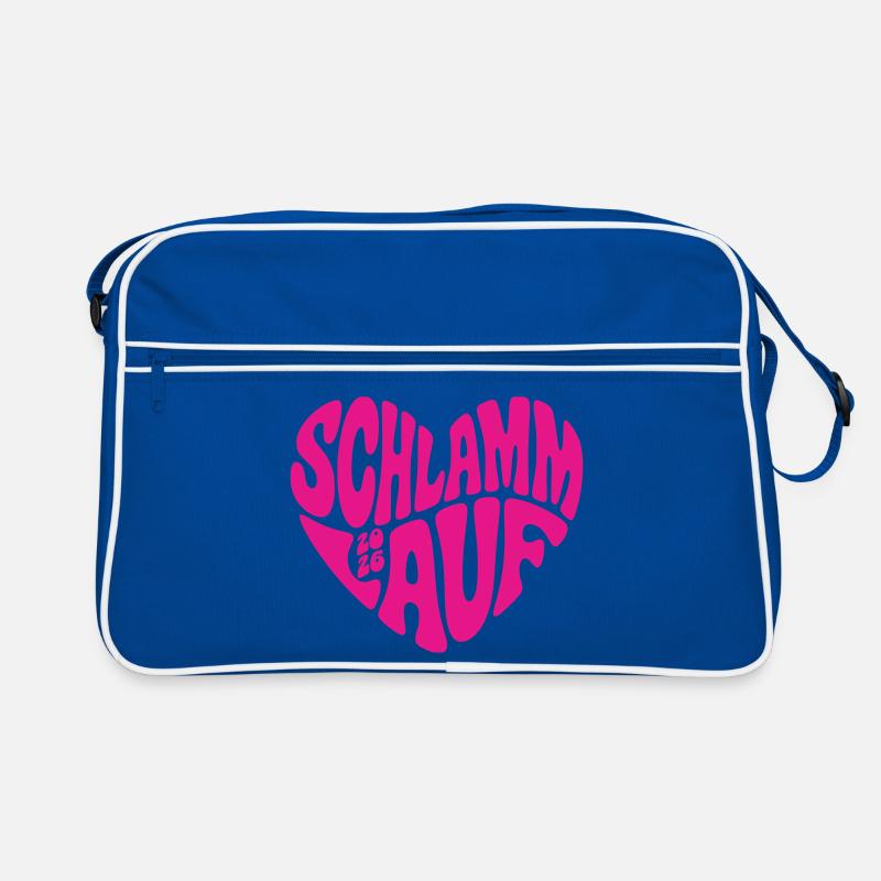 Mud Run 2026 - Heart Shape - Mud Run 2026 Retro Bag