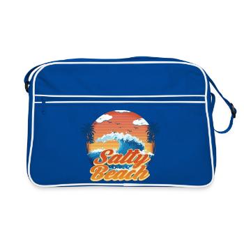 Salty Beach - Retro Bag - blue/white - Front