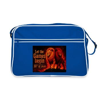 Let the Games Begin: Lions - Retro Bag - blue/white - Front