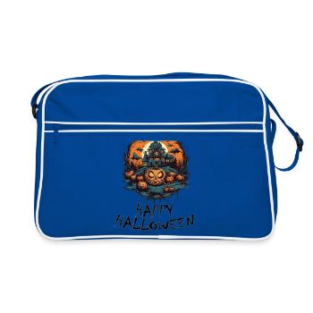 Halloween - Happy Halloween - Retro Bag - blue/white - Front