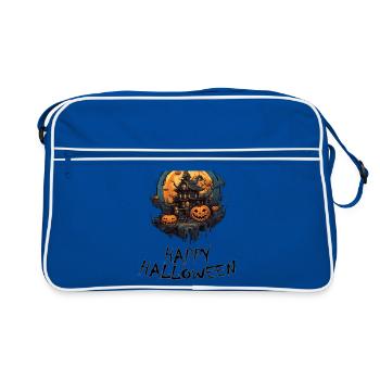 Halloween - Happy Halloween - Retro Bag - blue/white - Front