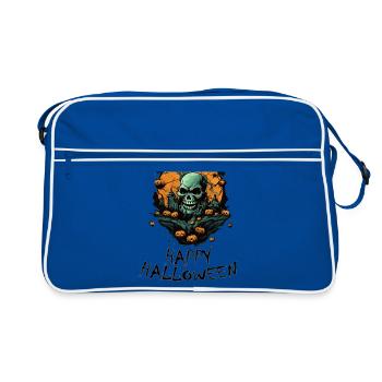 Halloween - Happy Halloween - Retro Bag - blue/white - Front