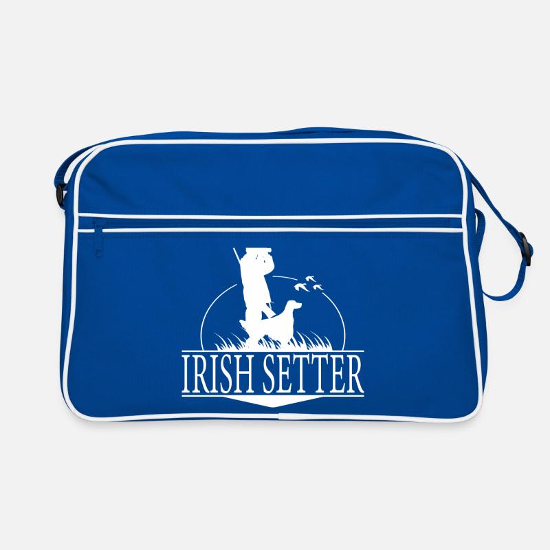 IRISH SETTER Jagdhunde Jäger Jagd Wilsigns Retro Tasche