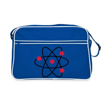 Atome - Sac Retro - bleu/blanc - Devant