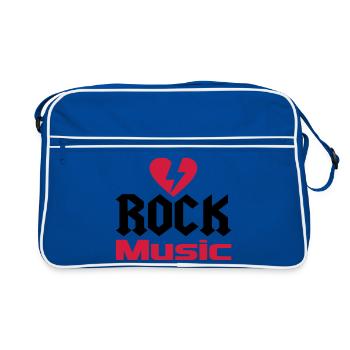 musique - Sac Retro - bleu/blanc - Devant
