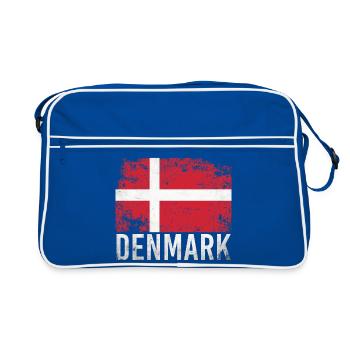 Denmark Grunge Flag Denmark Design - Retro Bag - blue/white - Front
