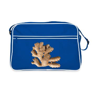 Ginger - Retro Bag - blue/white - Front