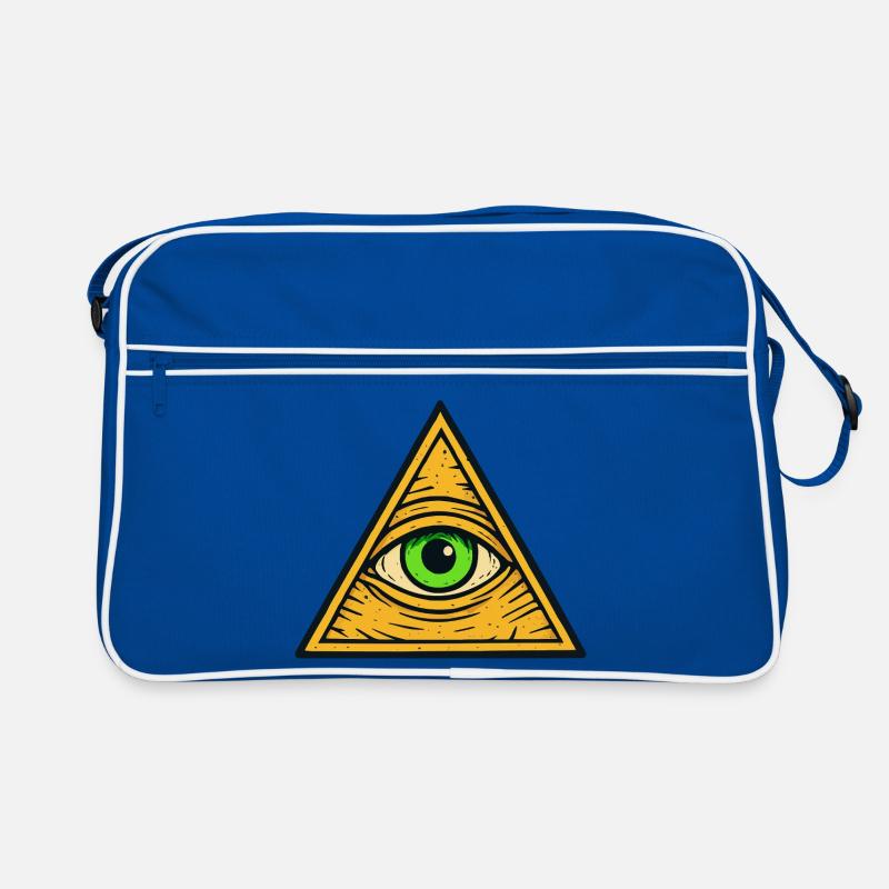 All-Seeing Eye Triangle Retro Bag