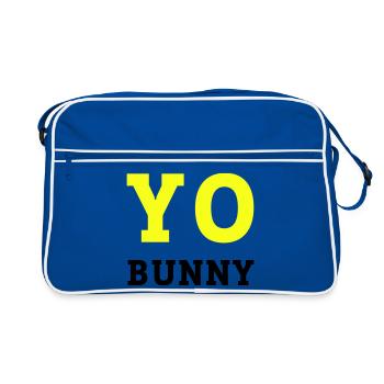 YO BUNNY - Sac Retro - bleu/blanc - Devant