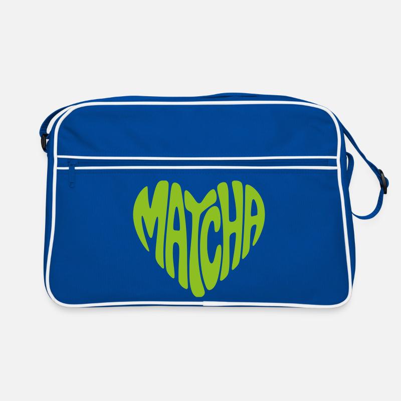 Matcha Herz Form Retro Tasche