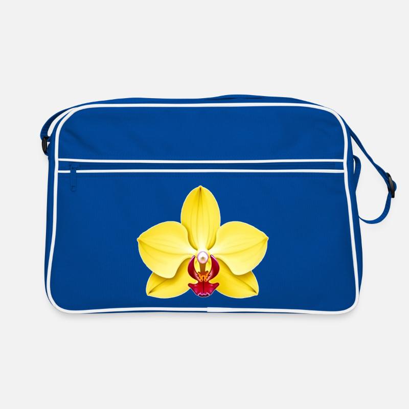 Orchidee Retro Tasche