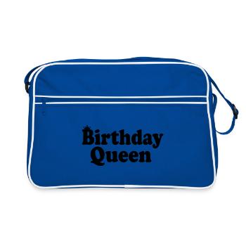 Birthday queen - Sac Retro - bleu/blanc - Devant