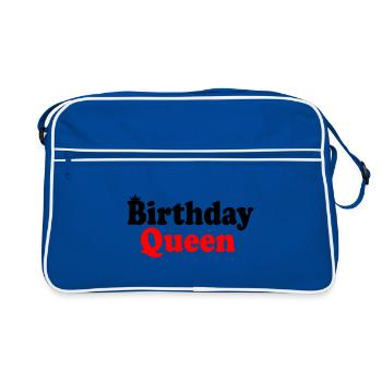 Birthday queen - Sac Retro - bleu/blanc - Devant