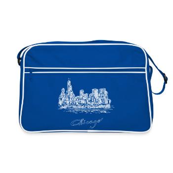 Chicago City - United States - Retro Bag - blue/white - Front