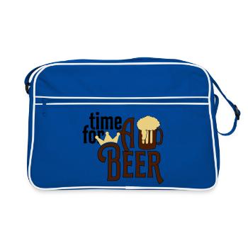 beer - Retro Bag - blue/white - Front