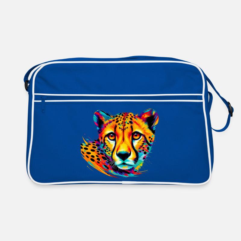 Gepard - Retro Tasche - Blau/Weiß