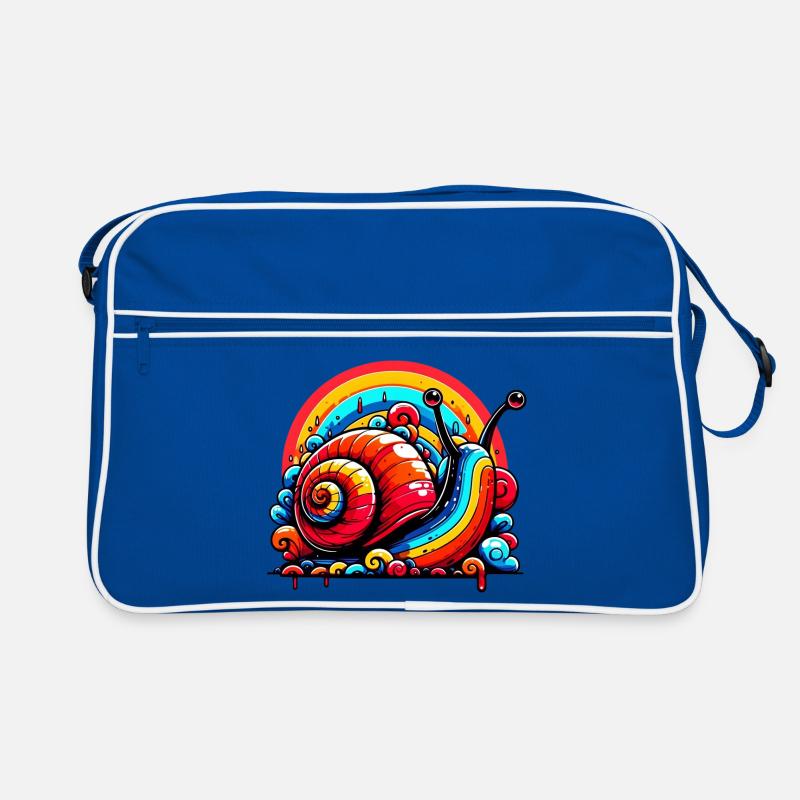 Schnecke Retro Tasche