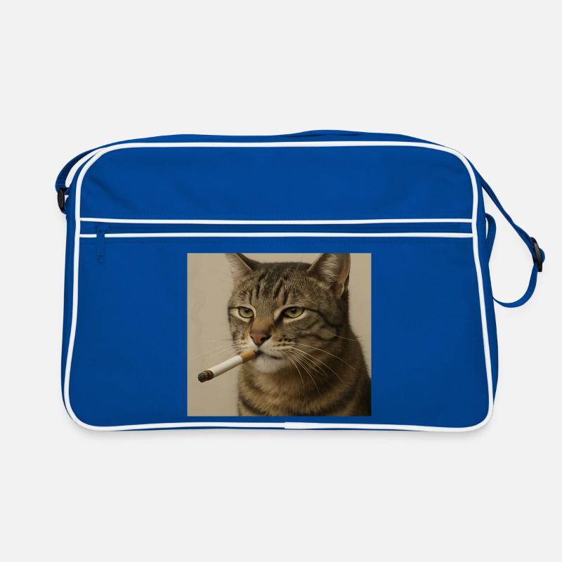 Fumer Chat Génération Z Mème Chat Fumer Sac Retro