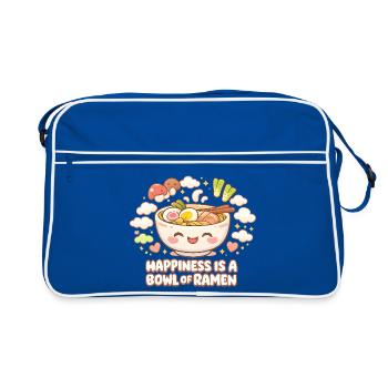 Bol de Ramen Kawaii - Sac Retro - bleu/blanc - Devant