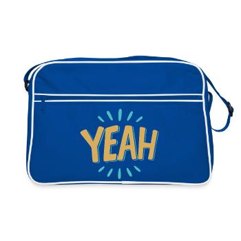Yeah Burst Graphic Tee - Sac Retro - bleu/blanc - Devant