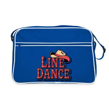 Chapeau de cowboy en ligne - Sac Retro - bleu/blanc - Devant