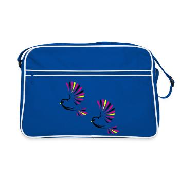 Vogel Bird - Sac Retro - bleu/blanc - Devant