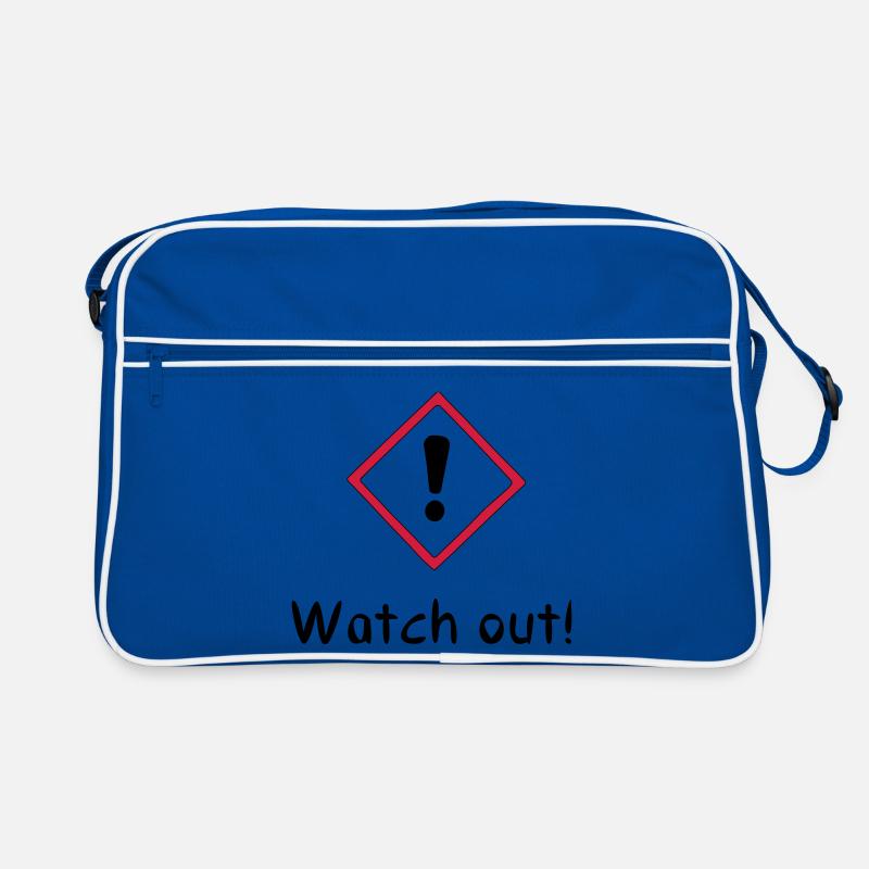 Watch out! Retro Tasche
