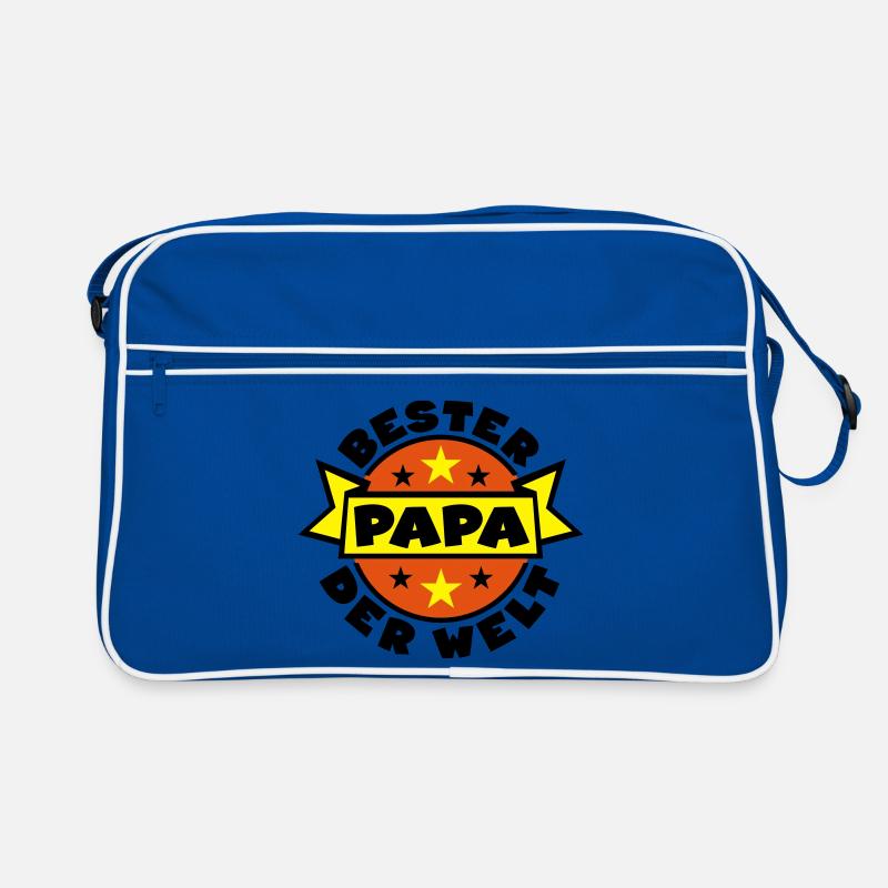 papa vatertag himmelfahrt Retro Tasche
