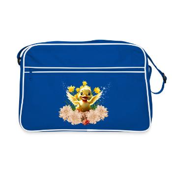 Caneton doux - Sac Retro - bleu/blanc - Devant