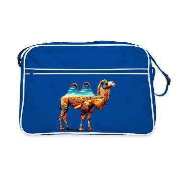 Chameau - Sac Retro - bleu/blanc - Devant