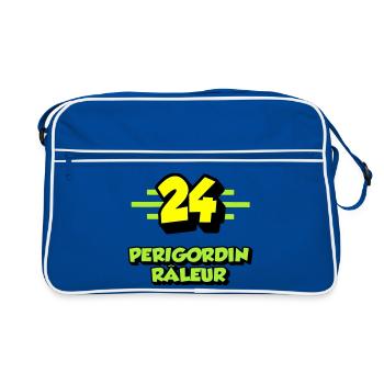Périgordin râleur - Sac Retro - bleu/blanc - Devant